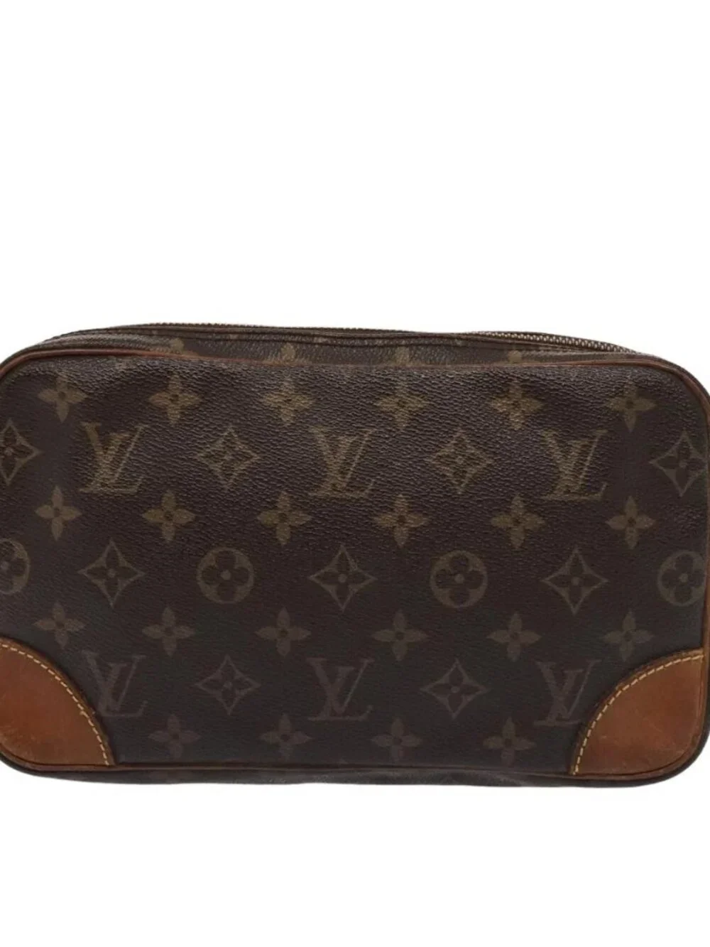 LOUIS VUITTON Monogram Marly Dragonne GM Clutch Bag M51825 LV Auth